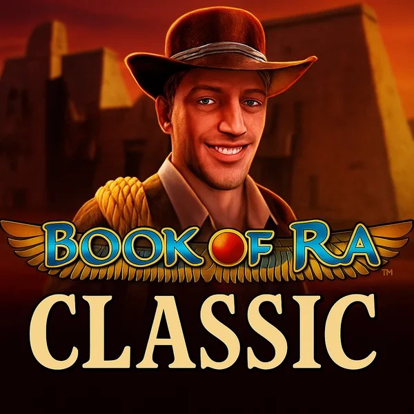 Book of Ra Classic game by Novomatic – logo hosted on Ozwin Casino