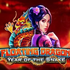 Floating Dragon Year of the Snake slot visual from Pragmatic Play available on ozwincasinos-es.com