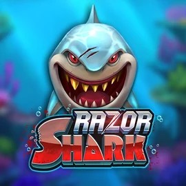 Razor Shark logo – Slots by Push Gaming at Ozwin Casino