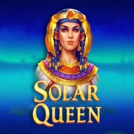 Solar Queen slot logo by Playson at Ozwin Casino